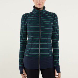 Lululemon Women's Nice Asana Jacket - Navy/Green